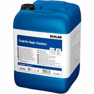 Tøjvask, Ecolab Ecobrite Magic Emulsion, 20 l, flydende, kulørt og hvidt, med farve og parfume *Denne vare tages ikke retur*