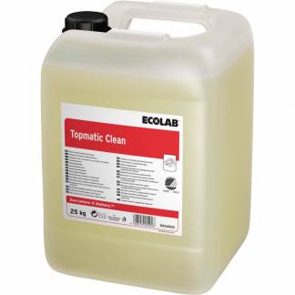 Maskinopvask, Ecolab Topmatic Clean, 20 l, uden klor, med farve, uden parfume *Denne vare tages ikke retur*