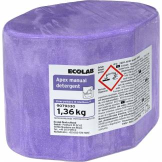 Håndopvask, Ecolab Apex manual detergent, citrus, med farve og parfume, 1,36 kg *Denne vare tages ikke retur*