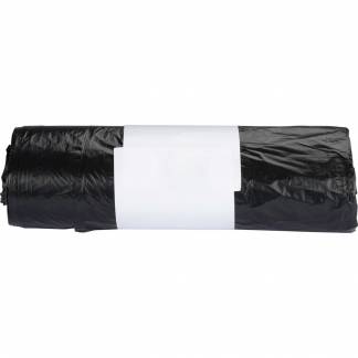 Spandepose, 40 l, sort, LDPE/genanvendt, 60x60cm, produceret i 100% genanvendt plast