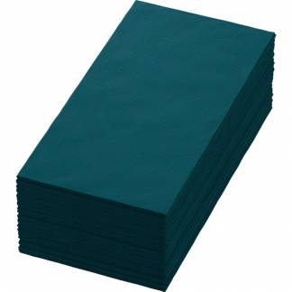 Middagsserviet, Dunisoft, 1/8 fold, 40x40cm, ocean teal, airlaid, bio *Denne vare tages ikke retur*