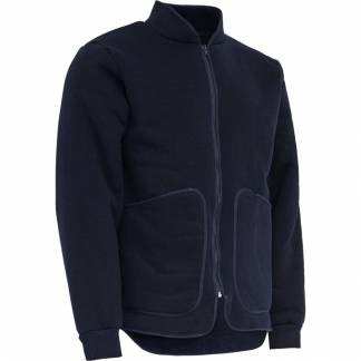 Jakke, ELKA, XL, navy, polyester, fiberpels *Denne vare tages ikke retur*