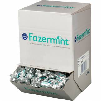 Chokolade, Fazer Mint, mint creme, æske á 3 kg, 3 kg *Denne vare tages ikke retur*