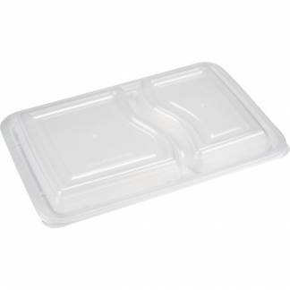 Låg til take-away bakke, ABENA Cater-Line, 22,3x15,3x1,5cm, klar, PP