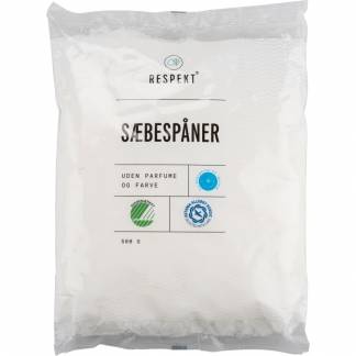 Sæbespåner, Respekt, spåner, uden voks, farve og parfume, 500 g