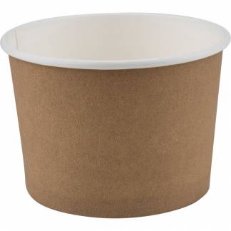 Bæger, ABENA Gastro, 6cm, Ø9cm, 250 ml, natur, pap/PE, 8 oz