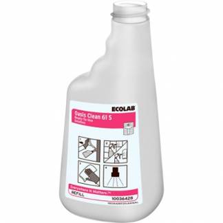 Bruseflaske, Ecolab, 650 ml, til Oasis Clean 61 S, uden brusehoved