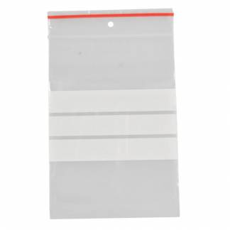 Lynl&aring;spose, klar, LDPE/virgin, 17x23cm, med skrivefelt