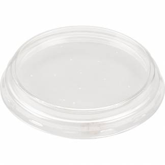 Låg, ABENA Cater-Line, Ø7,5cm, klar, PET/RPET, 80 % RPET + 20 % PET, rund, til bæger