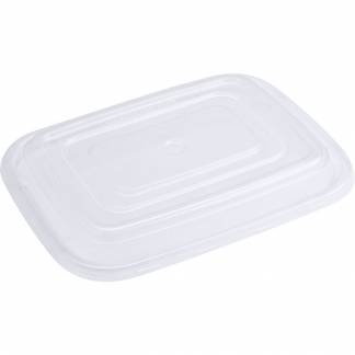 Låg til take-away bakke, ABENA Cater-Line, 15,2x11,9x1,3cm, klar, PP