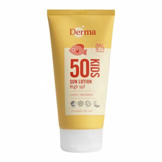 Sollotion, Derma Sun Kids, 150 ml, SPF 50, med farve uden parfume