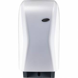 Dispenser, Hagleitner, 16,3x15x32,6cm, hvid, plast, til 2 ruller toiletpapir, analog