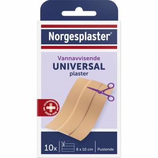 Hæfteplaster, Kvikk Universal, 6x10cm, beige, vandafvisende, usteril