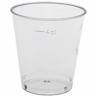 Shotglas, ABENA Gastro, 5cm, Ø4,5cm, 4 cl, 5 cl, klar, PS