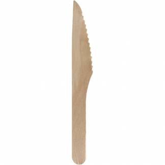 Kniv, ABENA Gastro, 16,5x2,2cm, brun, birketræ