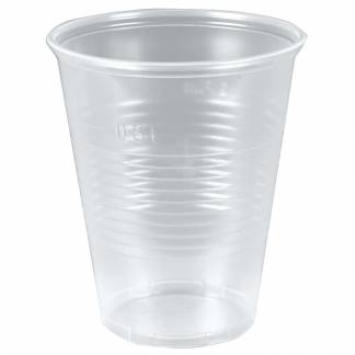 Fadølsglas, 11cm, Ø9,5cm, 30 cl, 40 cl, klar, PP, med riller