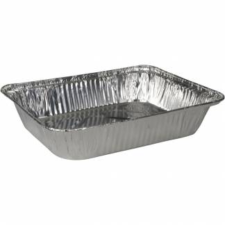 Gastronorm bakke, 31,5x26x6,6cm, 3600 ml, aluminium, rektangulær, 1/2 GN