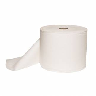 Industriaftørring, Wipex, 1-lags, 266m x 30cm , Ø38cm, hvid, nonwoven