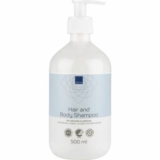 Hår- og Bodyshampoo, ABENA, 500 ml, uden farve og parfume