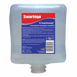 Cremesæbe, SC Johnson Swarfega Creamsoap, 2000 ml, med farve og parfume