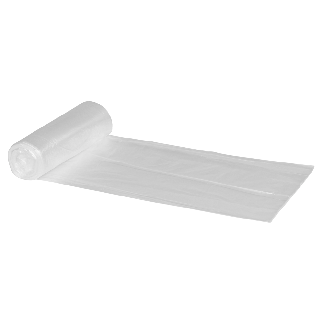 Spandepose, neutral, dobbelt C-fold, 40 l, klar, HDPE/virgin, 50x70cm