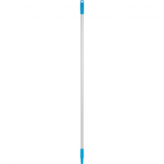 Skaft med gevind, Vikan, 146cm, Ø2,5cm, blå, aluminium