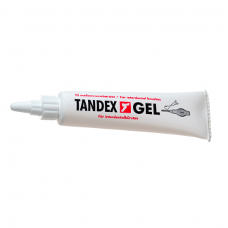 Tandpasta gel, Tandex Prevent, 15 ml, til mellemrumsbørster, med chlorhexidin og flour,tube *Denne vare tages ikke retur*