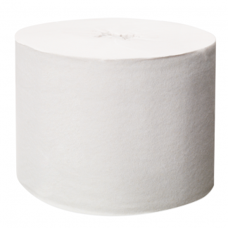 Toiletpapir, Tork T7 Advanced, 2-lags, 103,5m x 9,3cm , Ø13cm, hvid, 100% genbrugspapir, uden hylse
