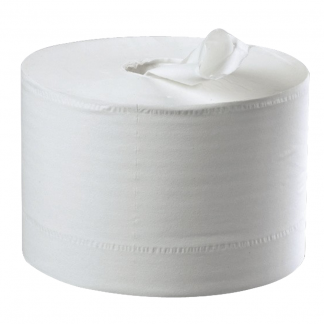 Toiletpapir, Tork T8 Advanced, 2-lags, 207m x 13,4cm , Ø19,9cm, hvid, blandingsfibre