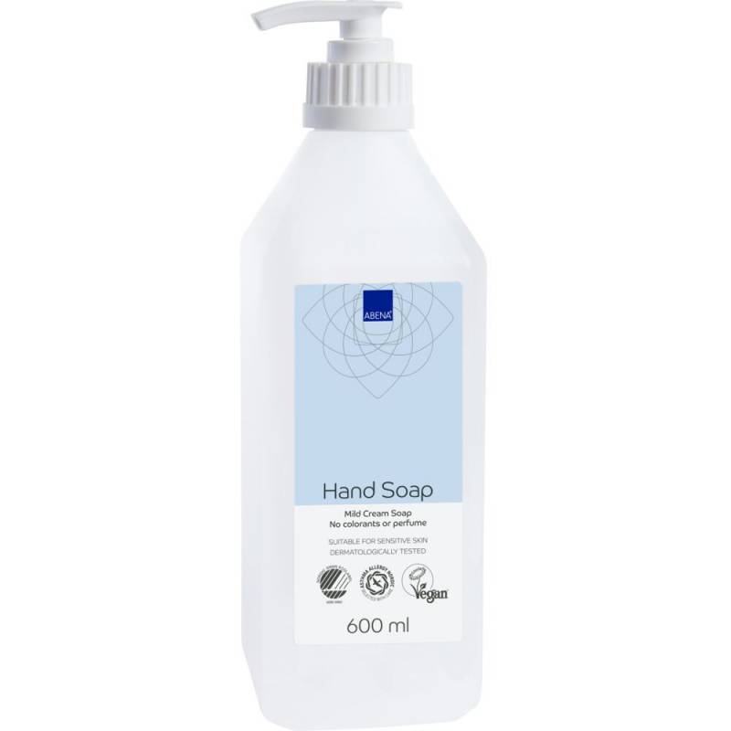 Cremes&aelig;be, mild, ABENA, 600 ml, uden farve og parfume
