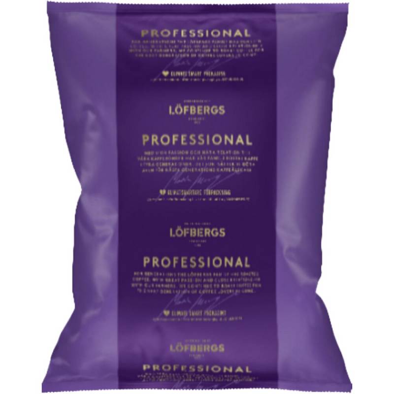 Kaffe, L&ouml;fbergs Medium, helb&oslash;nner, 1000 g *Denne vare tages ikke retur*