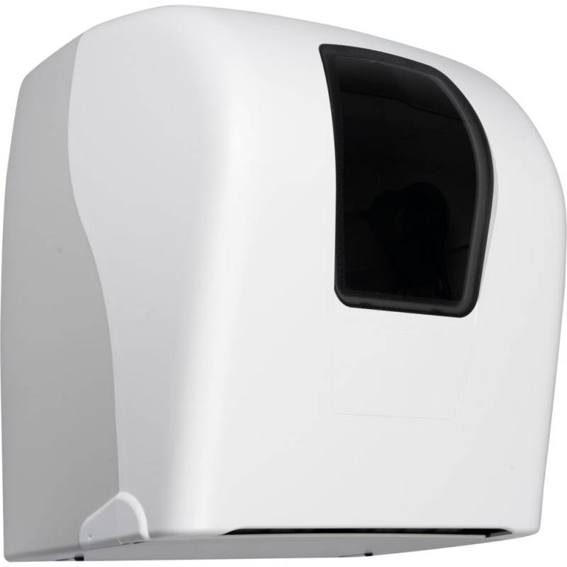 Dispenser, Classic Recycled, 23x31x33cm, hvid, plast, h&aring;ndkl&aelig;deruller, m. rude