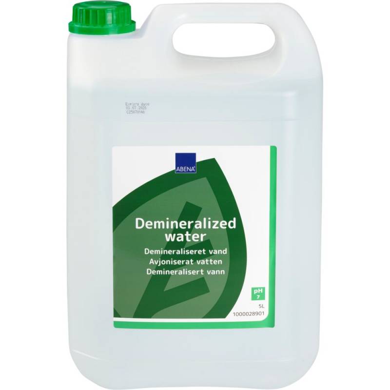 Vand, demineraliseret, ABENA, 5 l
