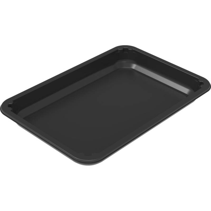 Skinbakke, K 2260-27, 26x17,7x2,7cm, 920 ml, sort, APET, 1-rums