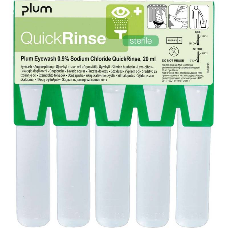 &Oslash;jenskyl, QuickRinse, 20 ml steril *Denne vare tages ikke retur*