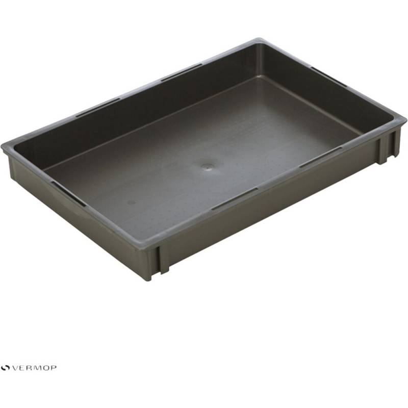 Plastbakke, Vileda Equipe, 50x35x7cm, 5 l, gr&aring;, 70% genanvendt plast *Denne vare tages ikke retur*