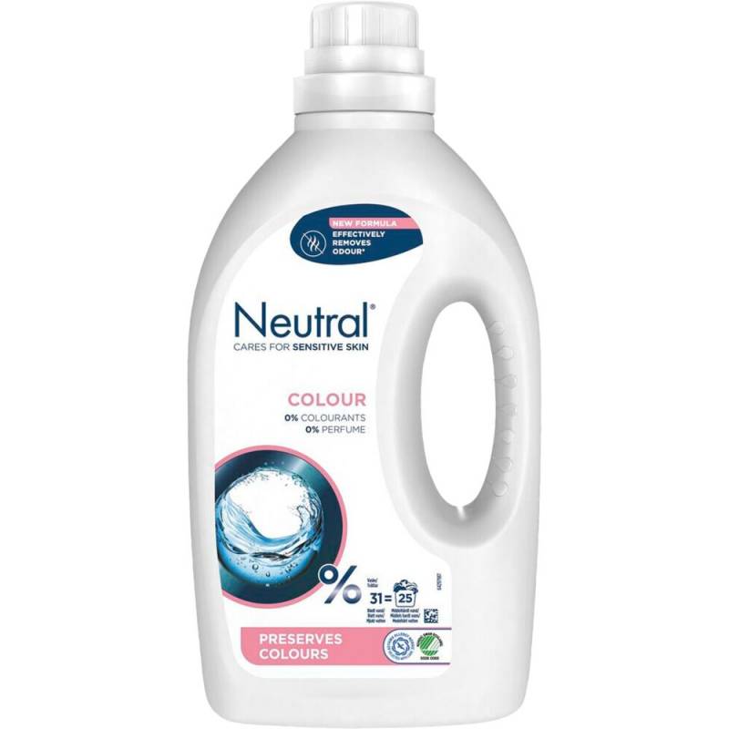 T&oslash;jvask, Neutral, 1,25 l, kul&oslash;rt, uden farve og parfume