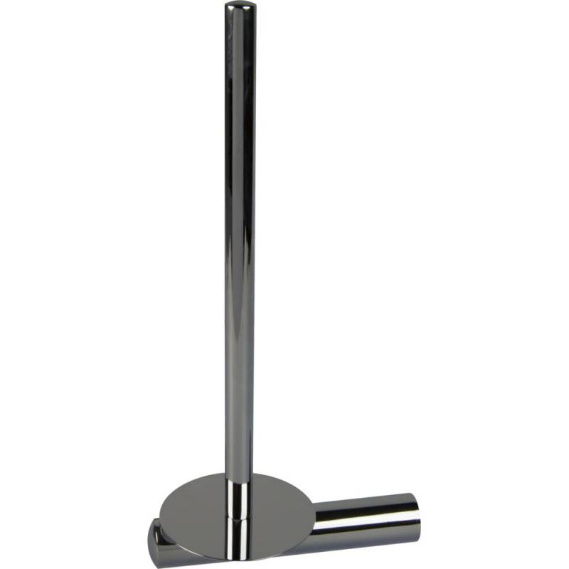 Dispenser, 6x15x27cm, krom, krom/rustfrit st&aring;l, klar t/v&aelig;gmontering, til 2 alm. toiletruller