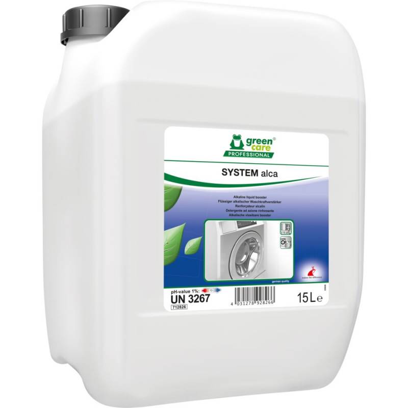 Vaskeforst&aelig;rker, Green Care Professional SYSTEM alca, 15 l, uden farve og parfume