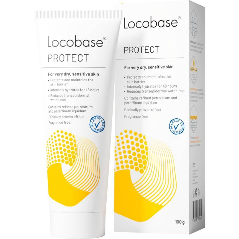 Fedtcreme, Locobase, 100 ml, uden farve og parfume, 70% fedt