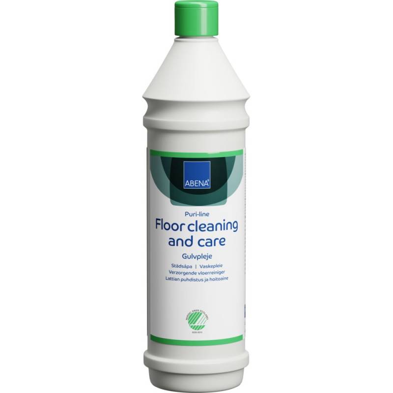 Gulvpleje, ABENA Puri-Line, 1 l, uden voks, med farve og parfume