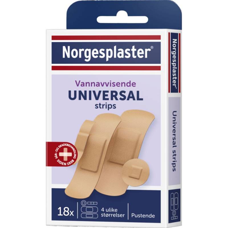 H&aelig;fteplaster, beige, vandafvisende, 4 assorterede str, usteril