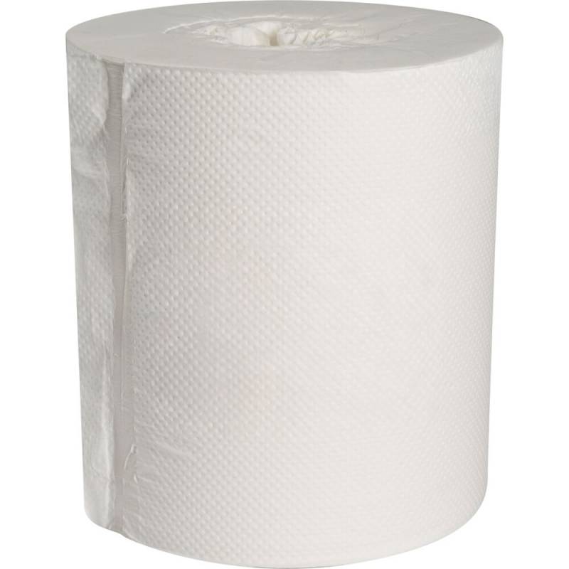 H&aring;ndkl&aelig;derulle, ABENA Care-Ness Excellent, 2-lags, Midi, 153m x 19,6cm, &Oslash;19,5cm, hvid, nyfiber, uden hylse