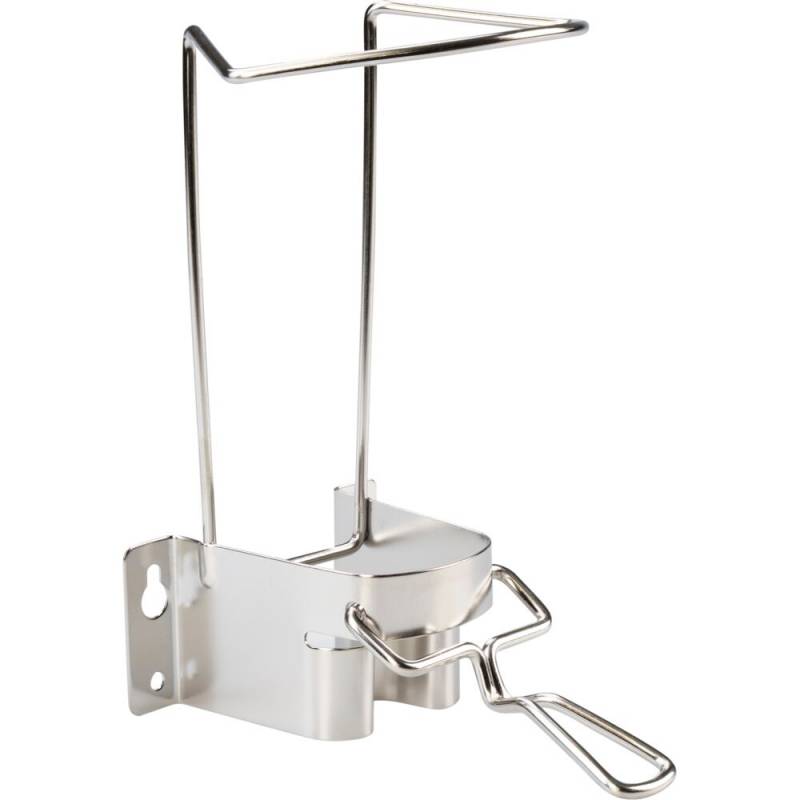 Dispenser, ABENA, 1000 ml, st&aring;l, til stand-back flasker, med 6 cm arm