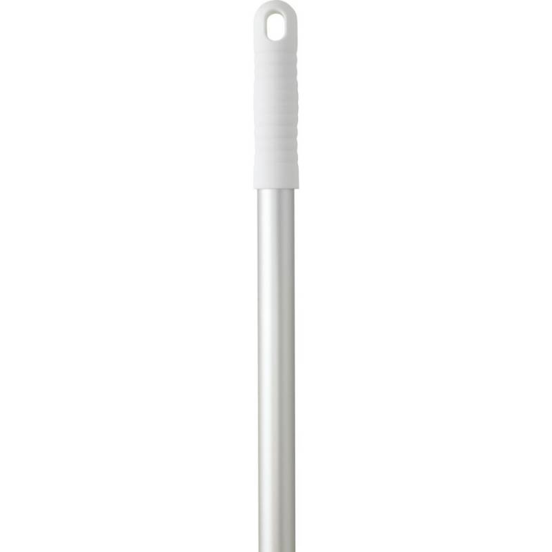 Skaft, med gevind, Vikan, 146cm, &Oslash;2,5cm, hvid, aluminium