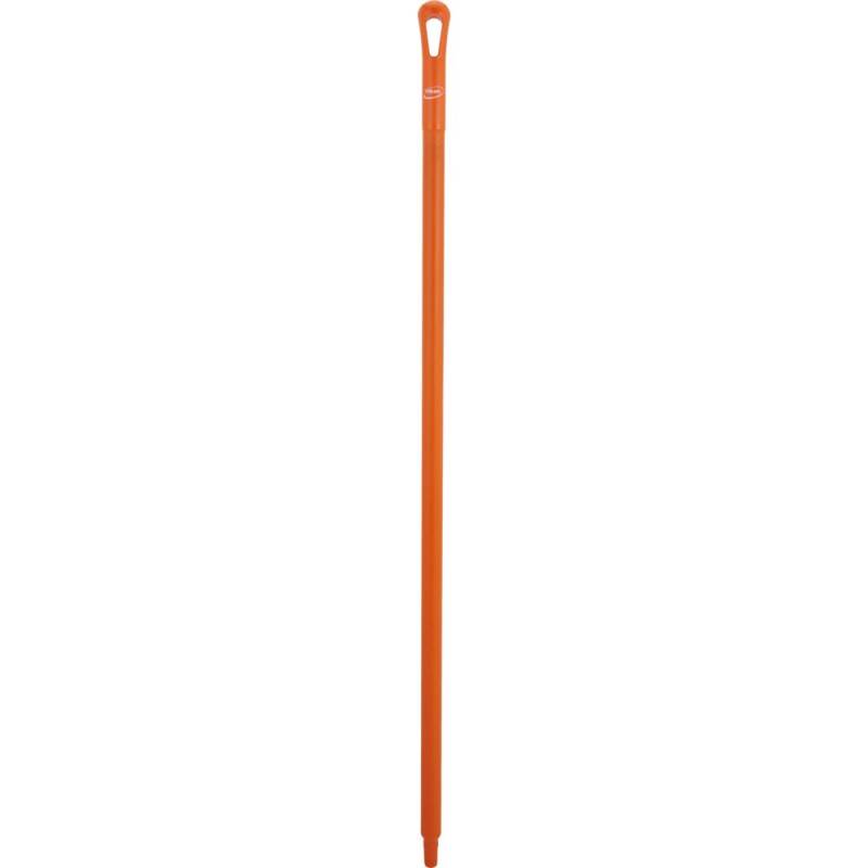 Skaft, med gevind, Vikan, 130cm, &Oslash;3,4cm, orange, glas/PP, ultra hygiejnisk *Denne vare tages ikke retur*
