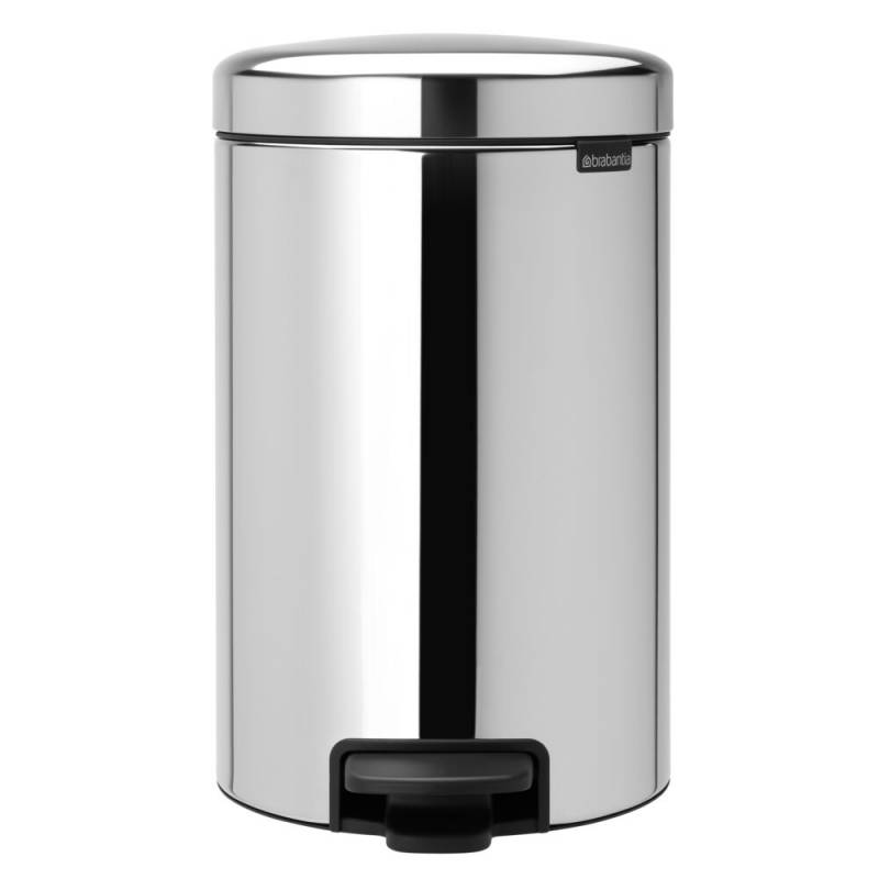 Pedalspand, Brabantia newIcon, st&aring;l, rustfrit st&aring;l, 12 l, plast inderspand, og soft close l&aring;g *Denne vare tages ikke retur*