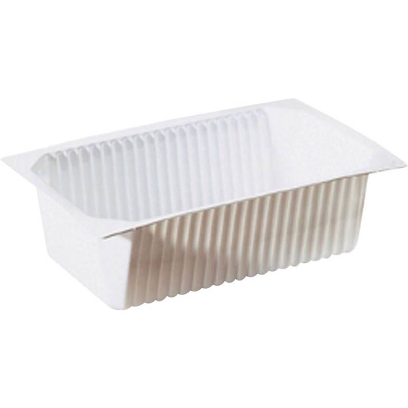 Bakke, 26,5x16,2x7cm, 2000 ml, hvid, PP, 1-rums, 1/4 GN