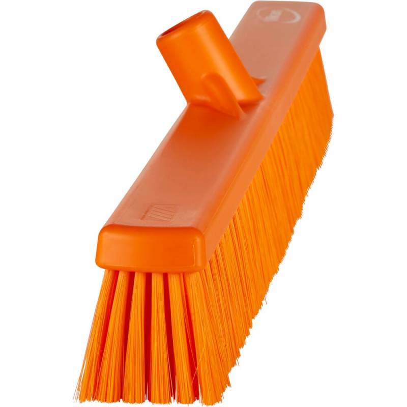 Fejekost, Vikan, orange, polyester/PP/rustfrit st&aring;l, 61 cm, bl&oslash;d *Denne vare tages ikke retur*