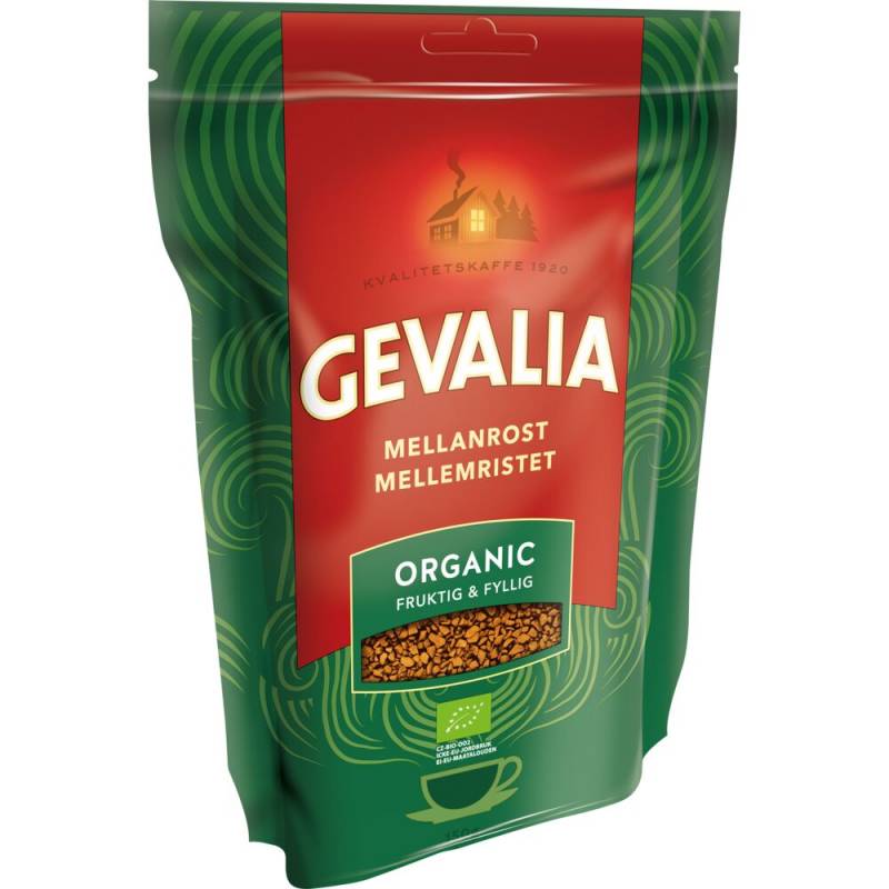 Kaffe, Gevalia, instant, &oslash;kologisk, 150 g